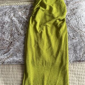 Vibrant Green Strapless Dress